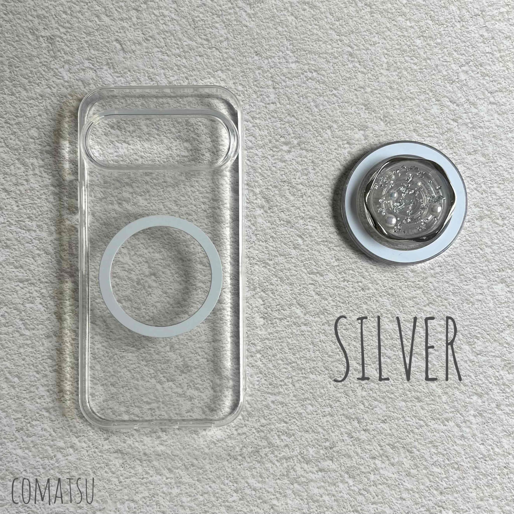 大人ニュアンス仕立て.゜ マグネットグリップソケット+MagSafeスマホケース SET モバイルカバー | 7枚目